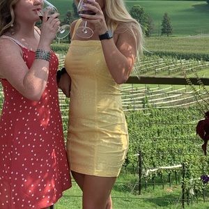 Forever 21 yellow dress